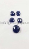 Blue Sapphire Rose Cut Slices